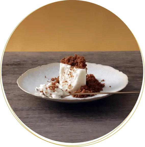 尊パウダーをかけて